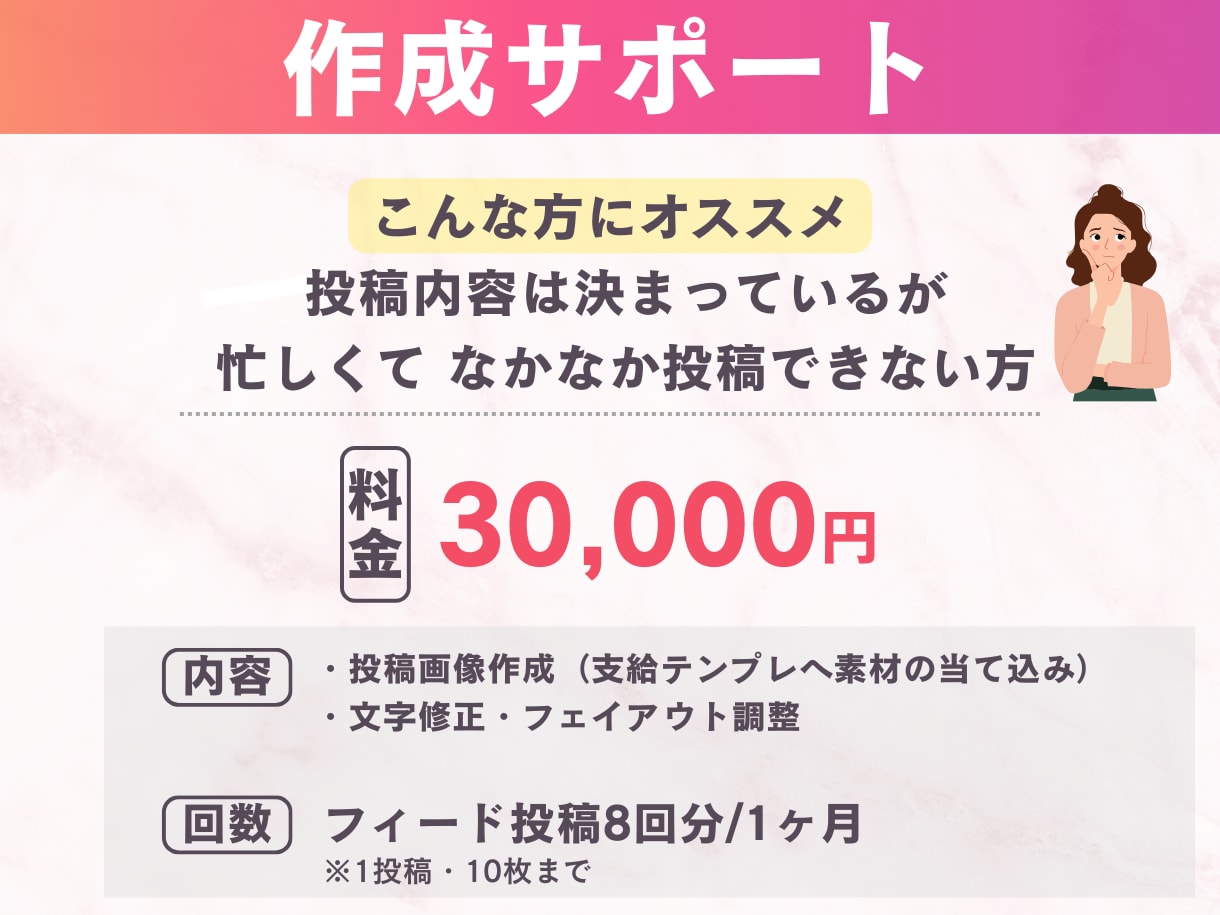 丁寧・誠実にインスタ運用代行します 女性向けデザイン×方向性整理で運用をサポート イメージ6