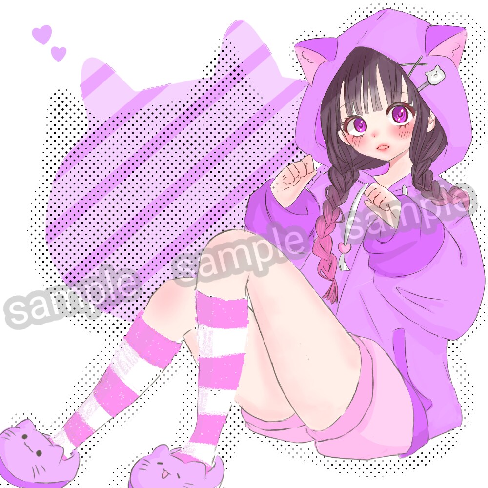 あなたのキャラクターの全身イラスト描きます 自分のキャラクターが欲しい方へ イメージ1