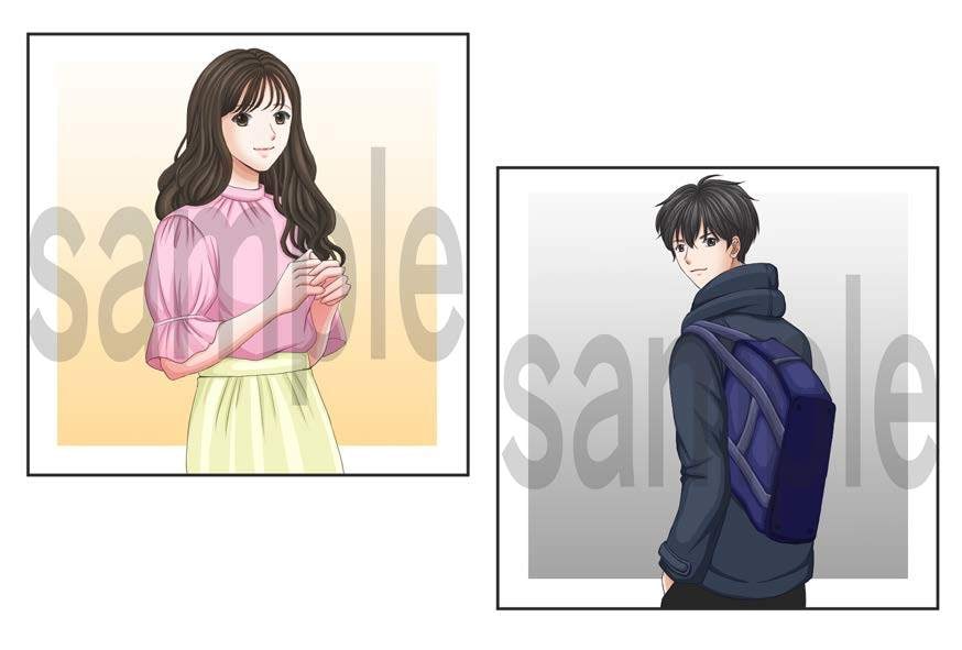 SNSや個人ブログで使える人物アイコン制作します カッコ良い、かわいい人物をTwitterや動画の顔として イメージ4