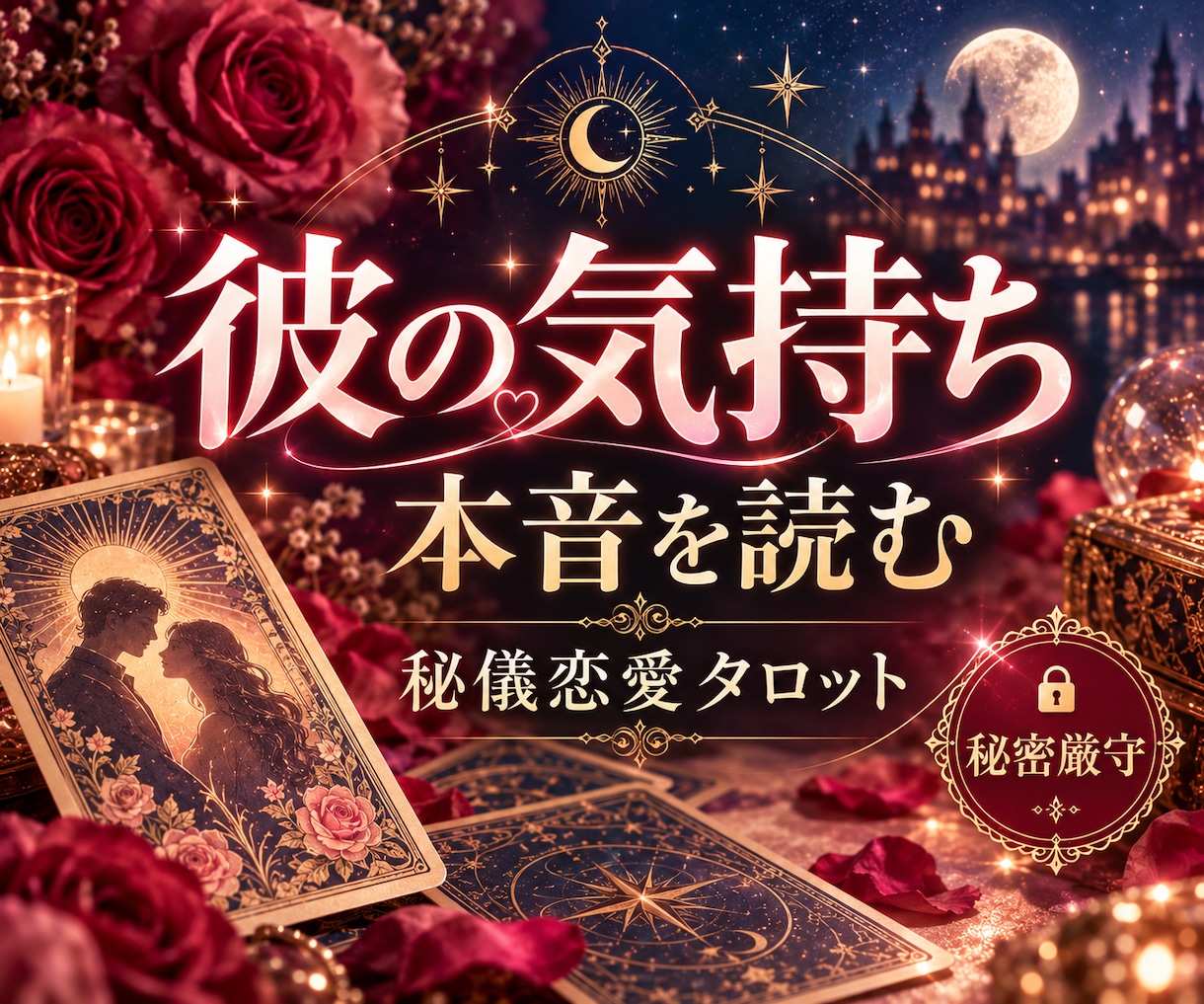 彼♡彼女の気持ち/復縁/片思いの真実を鑑定できます 不安で眠れない夜を終わりに。 究極の恋愛鑑定。 イメージ2