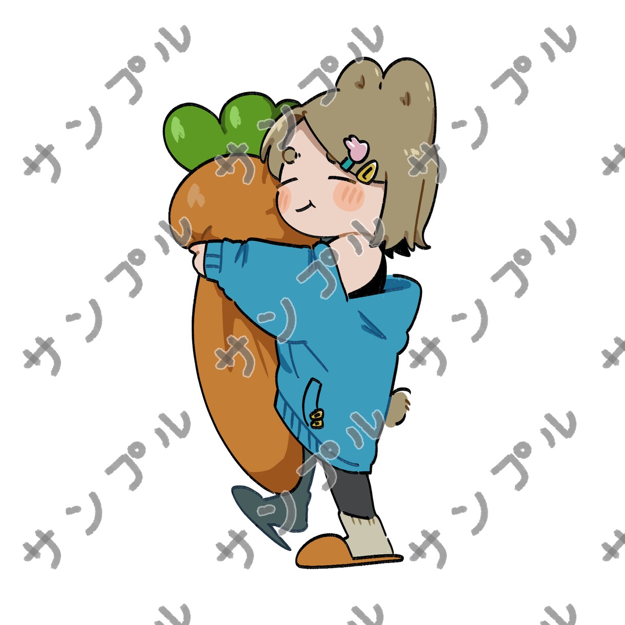 かわいいデフォルメキャラを制作します ミニキャラ、サムネ等の立ち絵、アイコンイラスト イメージ1