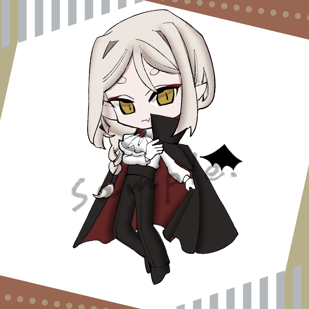 ハロウィン用の量産イラスト描きます 全５種類の中から選べ、頭部分は書き下ろしです。 イメージ4