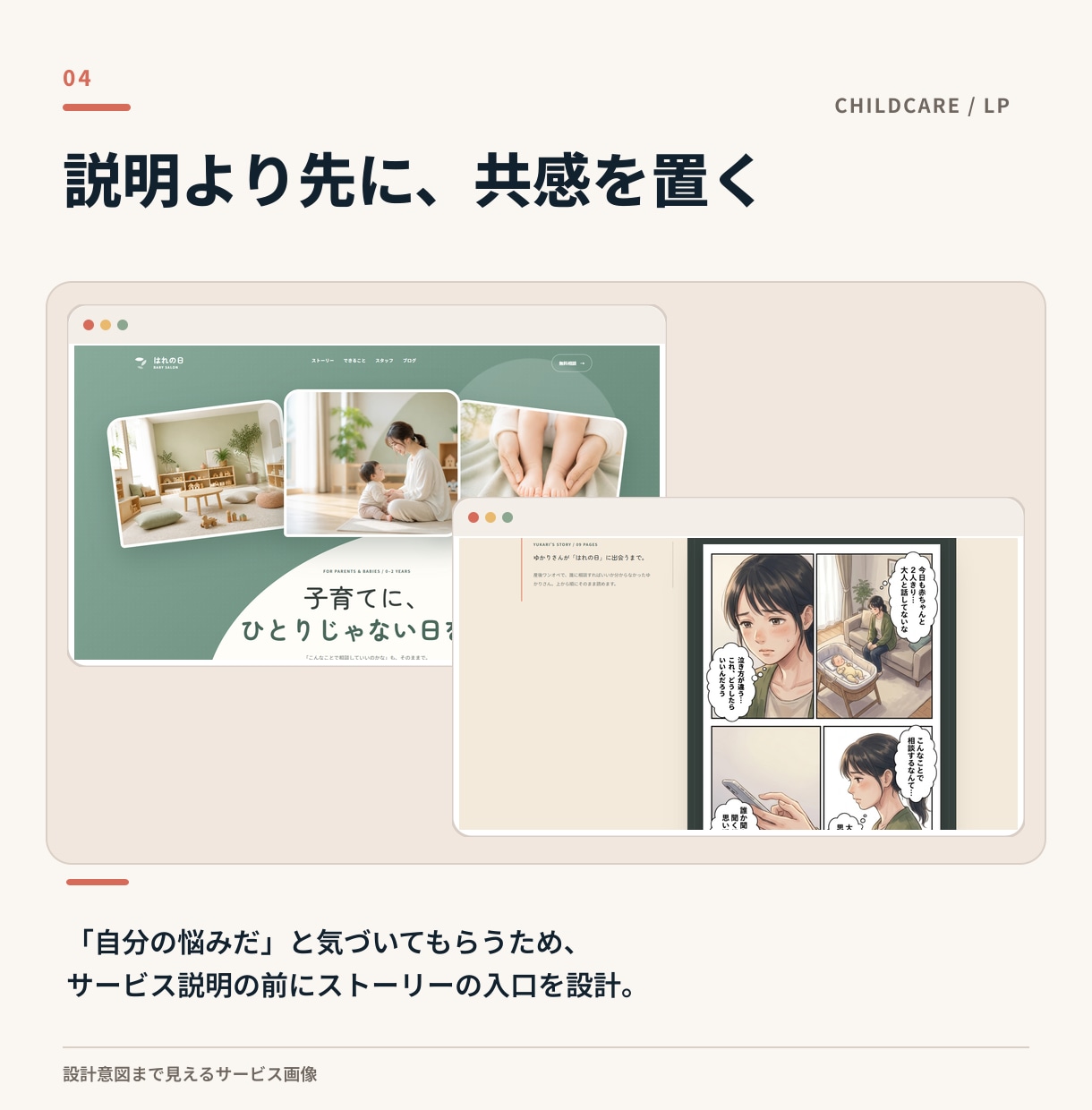 業種に合わせた見せ方からLPを作ります テンプレなし・5営業日／構成から作るLP イメージ4