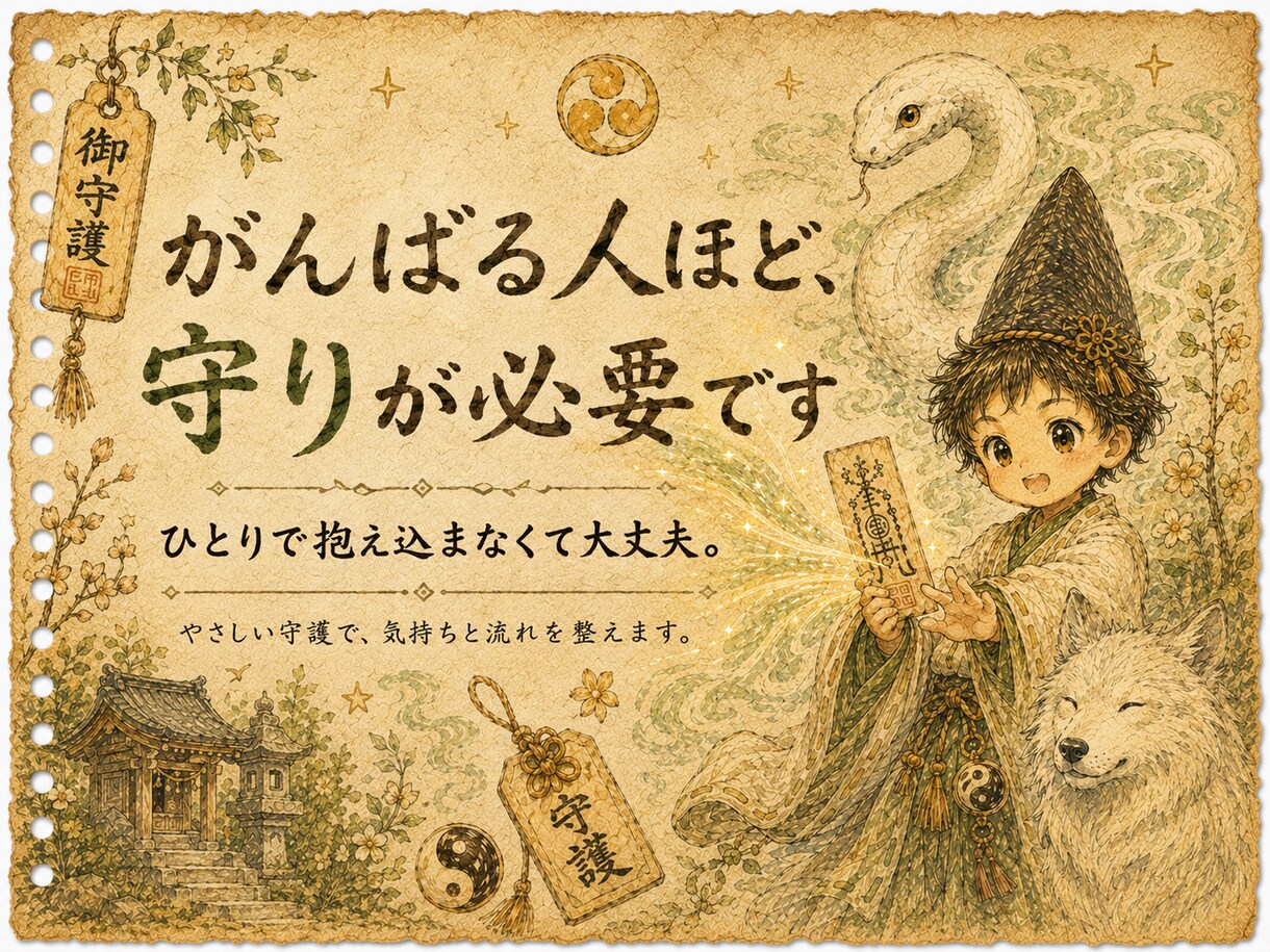 白蛇・龍神・狼｜守護霊獣を飛ばして守護します そばで守る神獣の姿と意味を届けます イメージ3