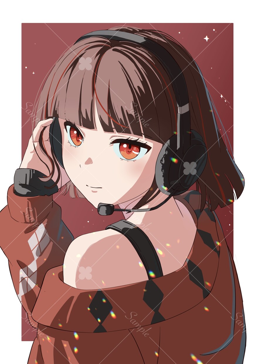 キャラメインの目を引く一枚イラスト描きます 簡易背景は無料！初めての方も丁寧に対応します イメージ6
