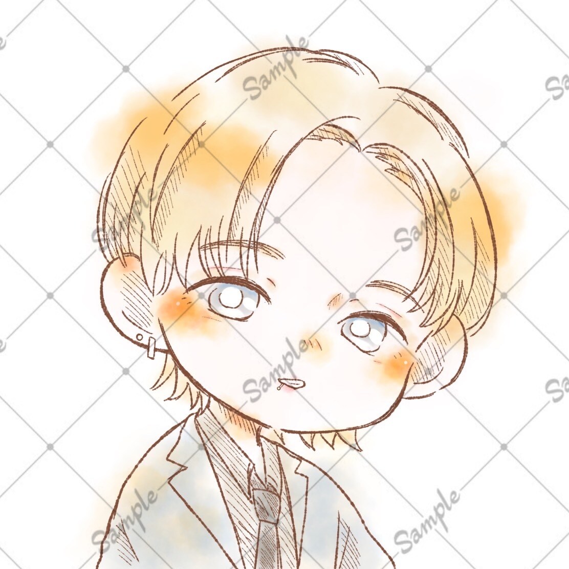写真やキャラクターをミニキャラにします 似顔絵を可愛いミニキャラにCHANGE！ イメージ5