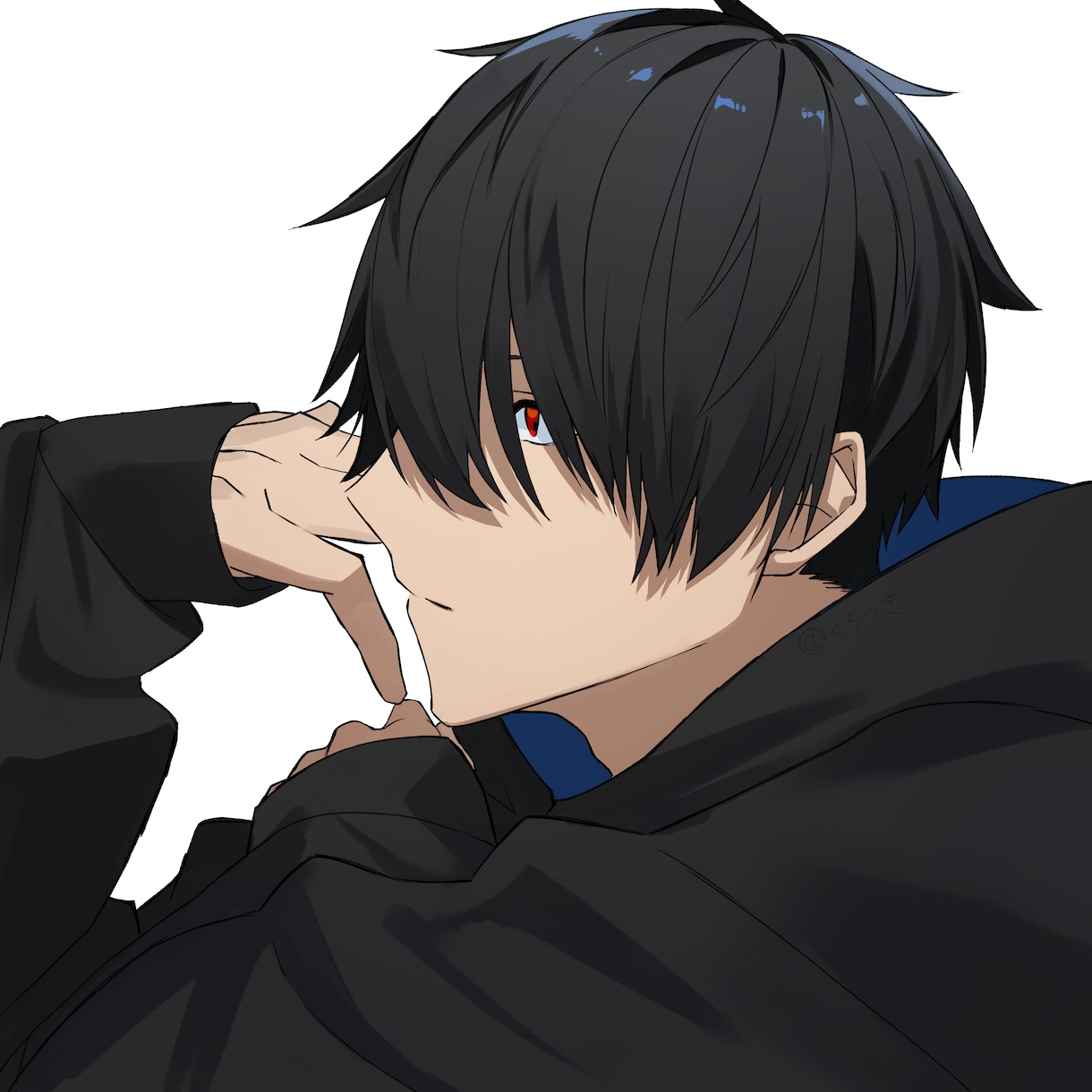 SNS用アイコン作成します アニメ塗りのかっこいい男性が得意です！ イメージ8