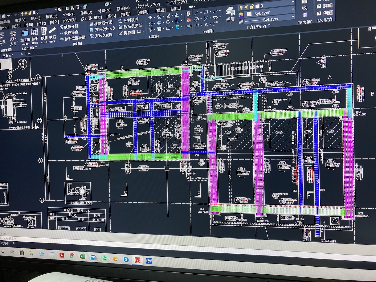 autoCAD 鉄筋詳細図制作します 事前に実寸収まり等の検討の手間が省けます イメージ4