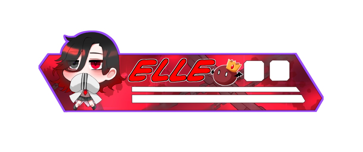 APEXのバナーオーバーレイの作成をします 配信や動画で使えるAPEXのバナーをお作りします イメージ1