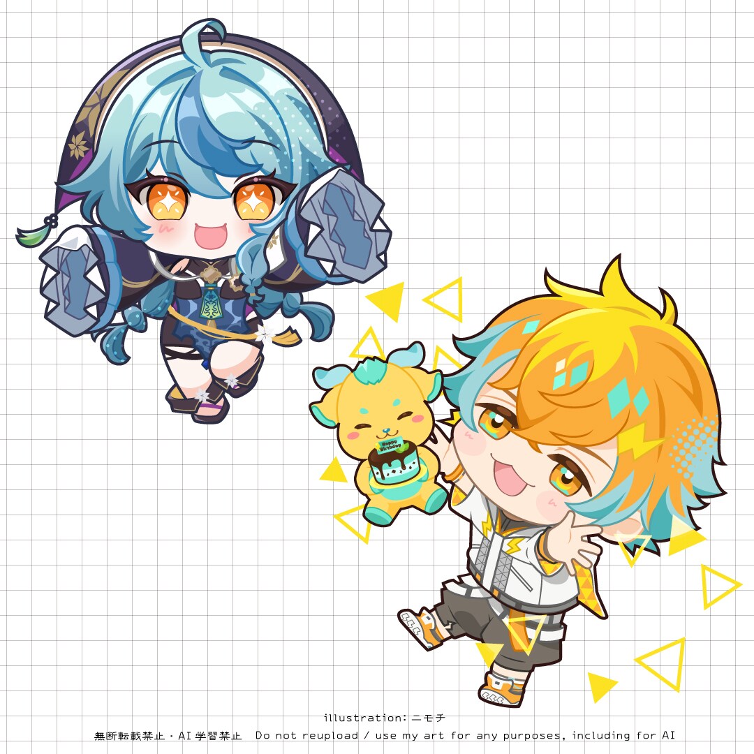 ポップで可愛いミニキャラ描きます 商用利用も可能！配信やグッズなどに使えます！ イメージ4
