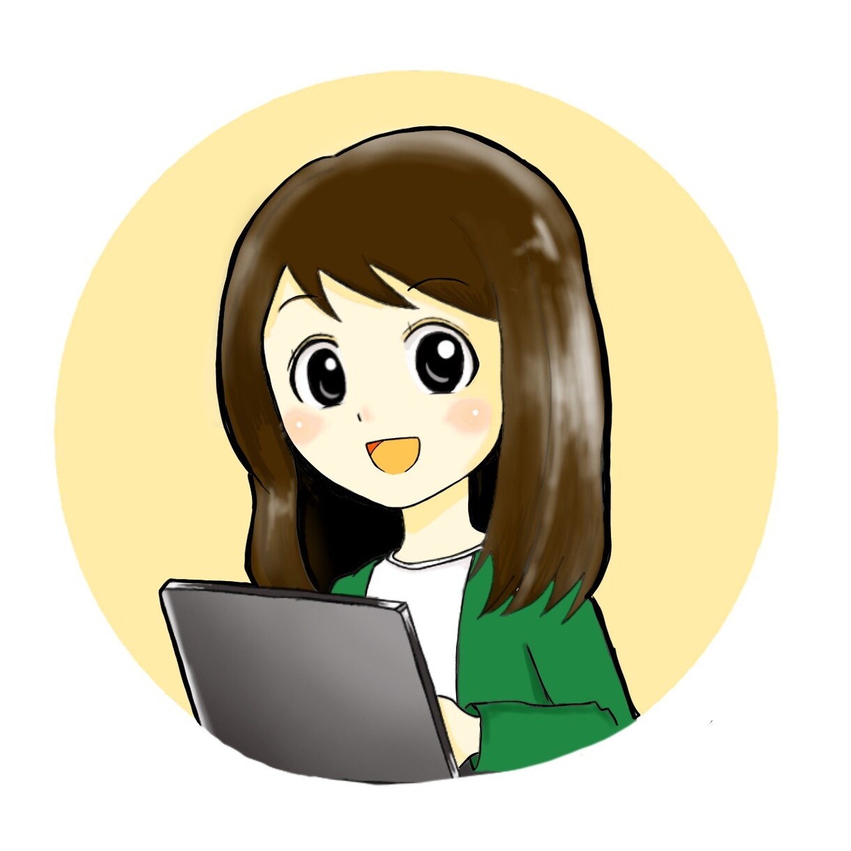 ポップでかわいい人物アイコン、擬人化を描きます 副業・SNS・インスタ・ブログと相性抜群！擬人化もok！ イメージ8