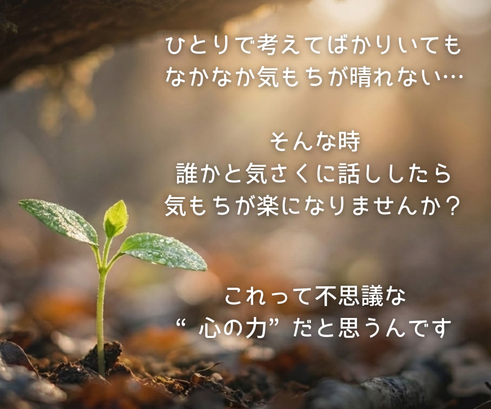 話してスッキリしませんか❓家族との悩みお受けします ✅秘密厳守❗️安心して話したい方のために❗️否定せず説教せず イメージ2