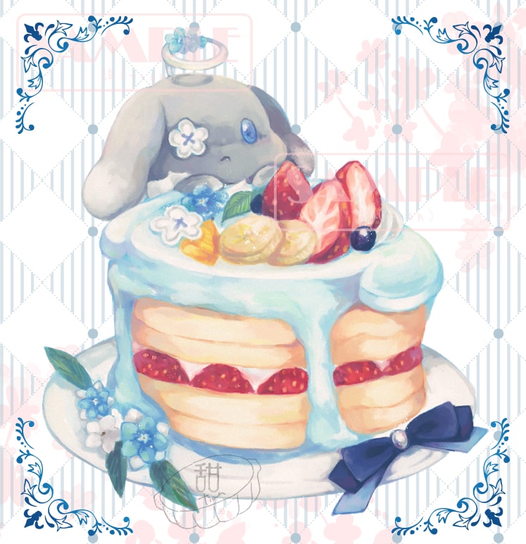 あなたのモチーフでグッズ向け食べ物イラスト描きます Vtuber様モチーフのグッズにオススメ【リテイク無制限】 イメージ1