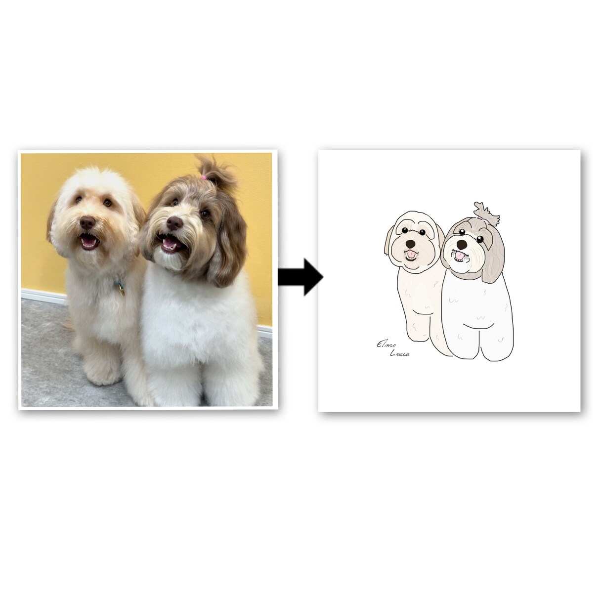 ペットの似顔絵を作成します ◼︎激安価格で楽しむペット似顔絵◼︎ イメージ4