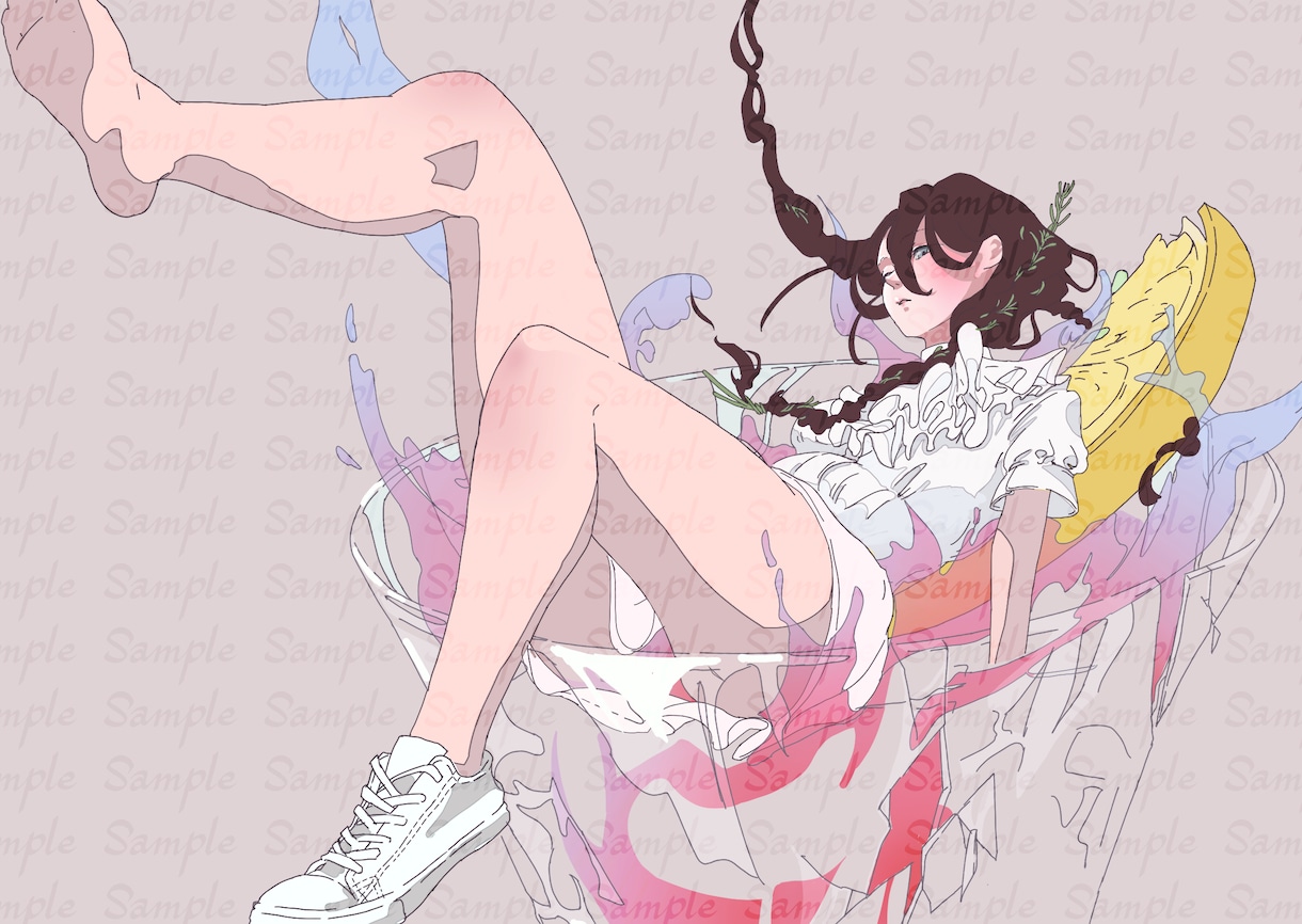ポップでかわいい人物イラストを制作いたします イラストで挿絵・グッズなどに個性を添えたい方へ イメージ2