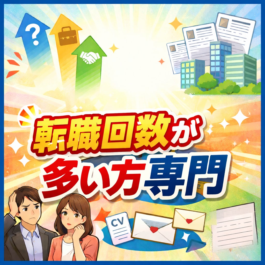 転職回数が多い方専門｜履歴書・職務経歴書添削します 転職回数が多い方専門キャリアアドバイザー イメージ1