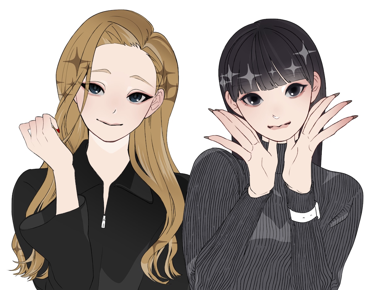 SNS運用に◎✦好印象✦上品綺麗な似顔絵描きます 特徴を捉えて美しく✦アイコン/ビジネス/ギフトに✦ イメージ10