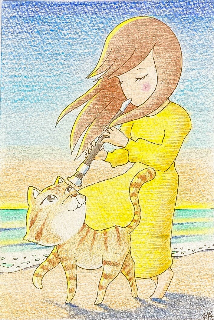 プレゼント用、商用イラスト描きます 色鉛筆で描いた暖かみのある優しい手描きイラストです。 イメージ1