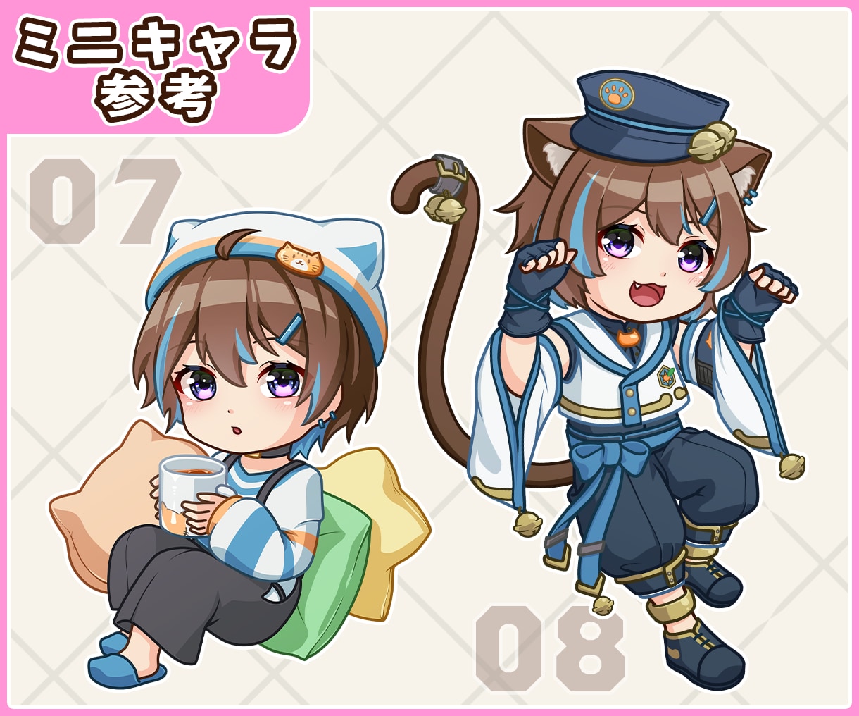商用利用可☆かわいいミニキャラ描きます ちまっとかわいいイラストいかがでしょう！ イメージ6