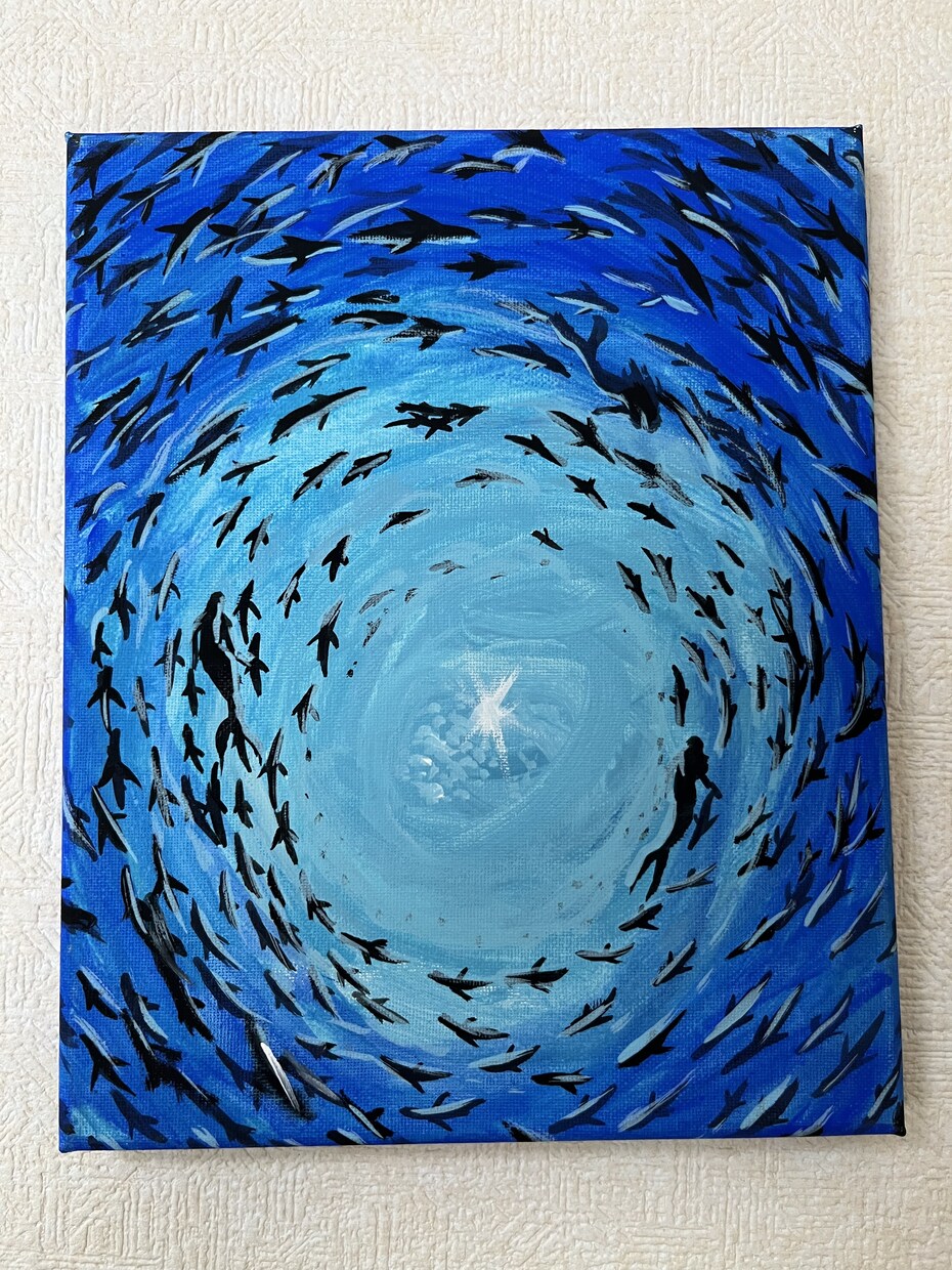 ご要望の絵画作成承ります アクリル水彩画のアート　ご自宅のどこかに飾ってみませんか。 イメージ5