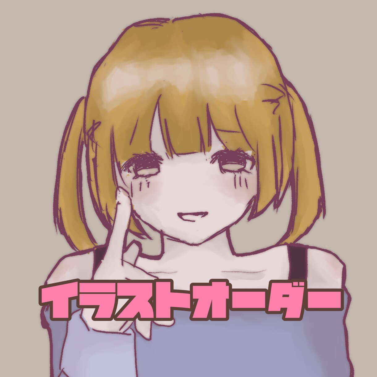 使いやすいイラストを描きます 絵柄を生かしバストアップのイラスト イメージ1