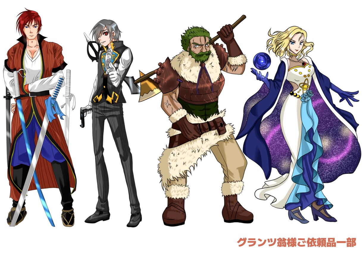 あなたの理想のキャラクター作成します 様々なキャラデザであなたの理想を表現します イメージ4