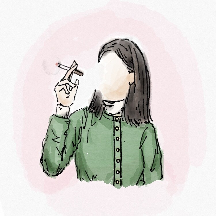 ふんわり手描きのSNSのアイコンを作成します 水性ペン・水彩タッチで上半身をスケッチ○ イメージ10