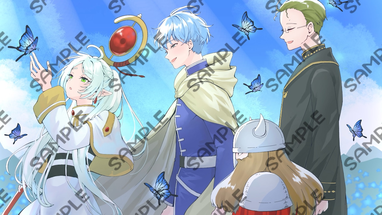 歌ってみた.ボカロMV等イラスト描きます 物語を感じる雰囲気重視イラスト描きます｜サムネ・配信可 イメージ3