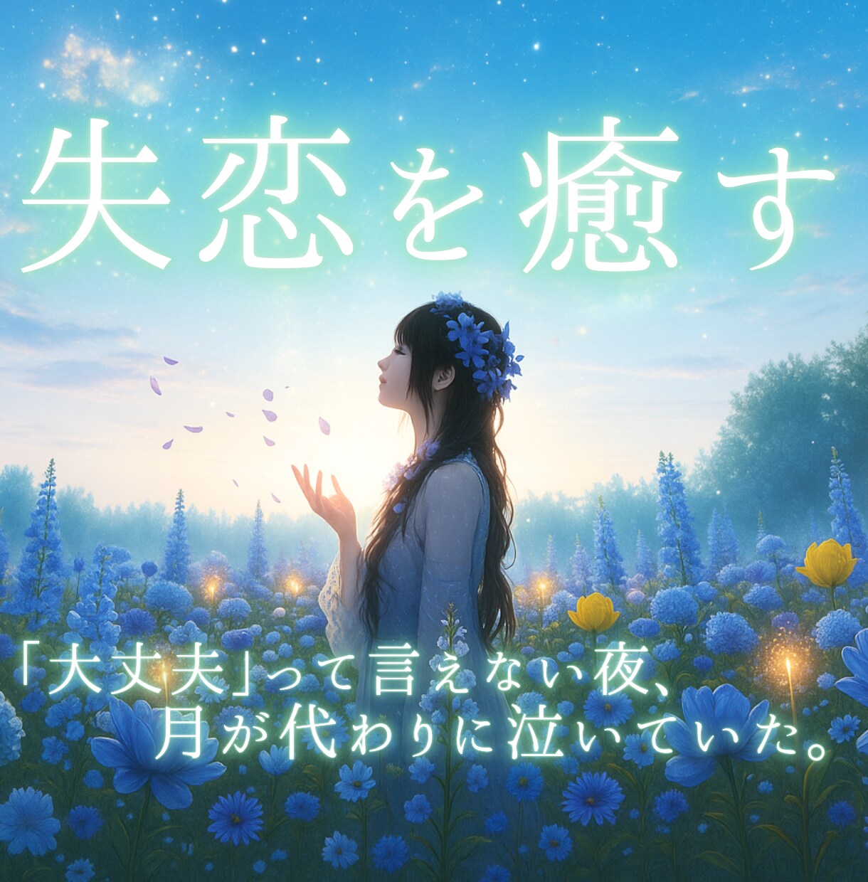 失恋で傷ついた心に寄り添い、癒す占い詩を届けます 執着を手放し、自己否定からやさしく心をほどく鑑定です イメージ1