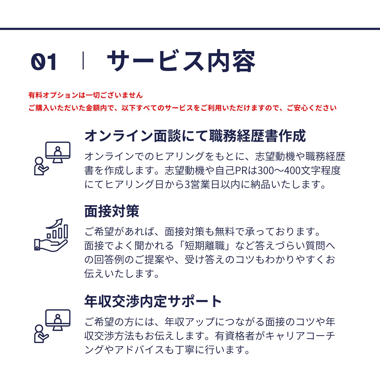 書類突破！0から履歴書職務経歴書代行添削いたします 人事経験者が選考突破する書類を代行！プロが転職のサポート イメージ3