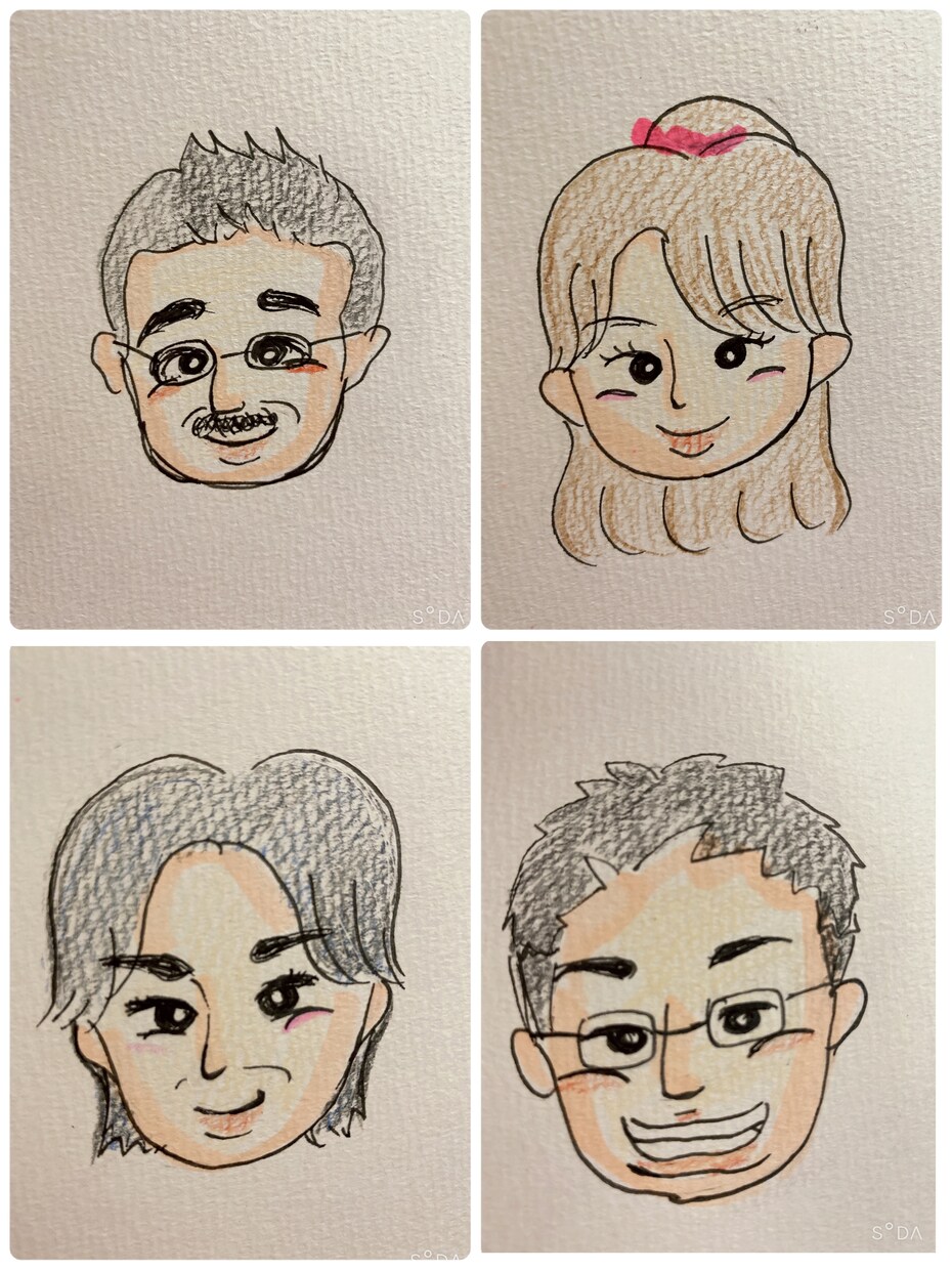 皆さんの思い出をイラストにします 人物、動物が得意としています！！プレゼントにもぜひどうぞ！！ イメージ2