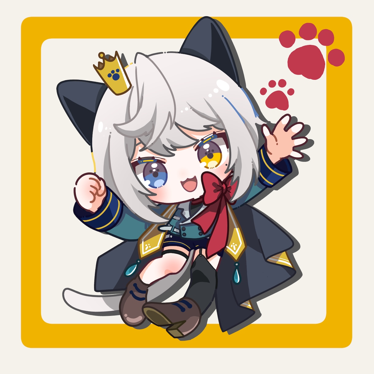 SDキャラ・デフォルメイラスト制作いたします かわいいキャラからゆるい表情差分まで対応可能です！ イメージ6