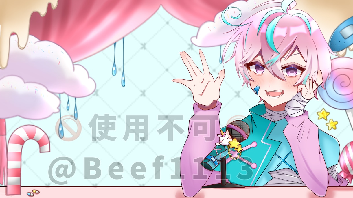 アイコン☆立ち絵、可愛いイラスト描きます TikTok、X、インスタ、YouTube、歌ってみたなども イメージ1