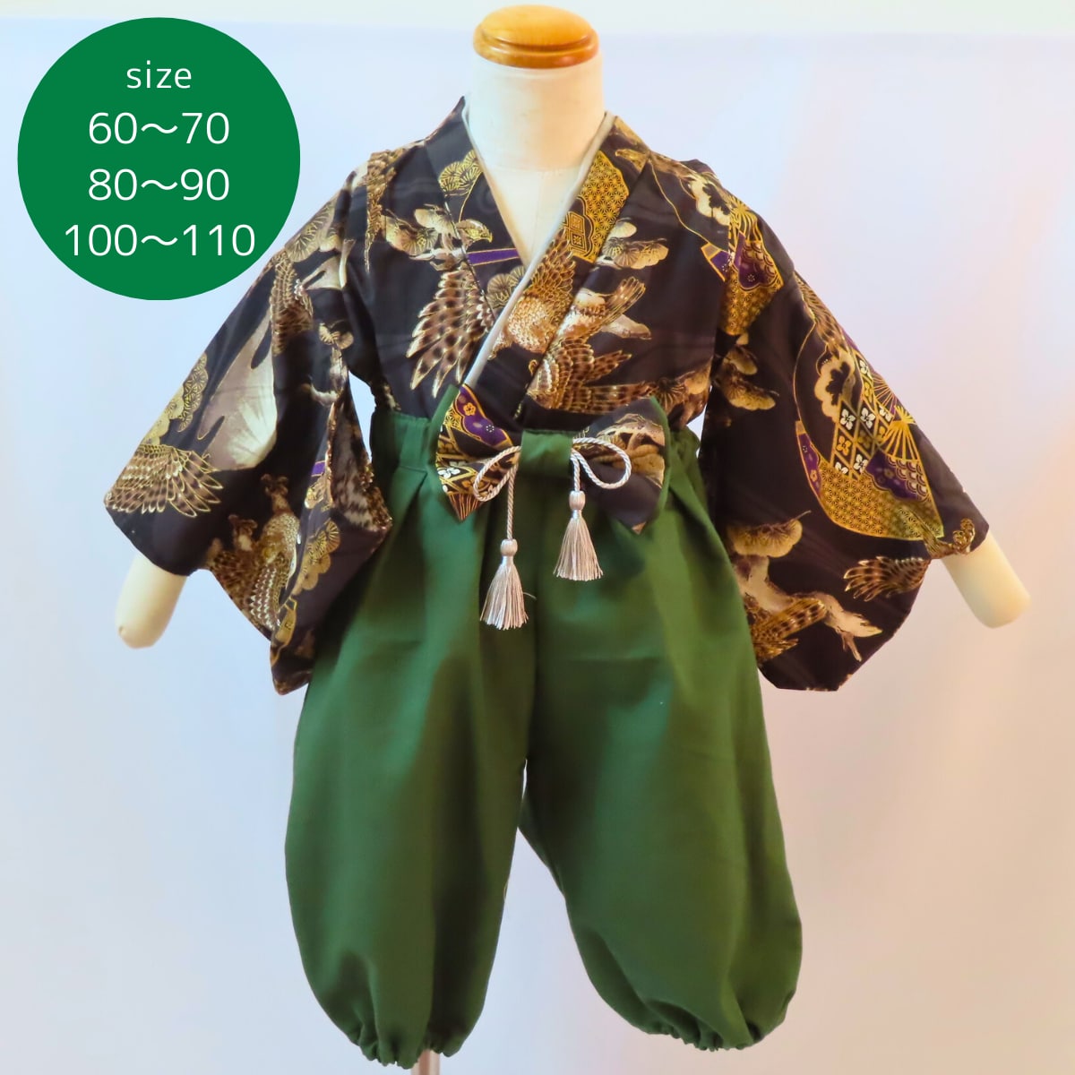 小さいお子さまのお着物を作成します 60から110サイズまで対応可！ お好きな生地で作成できます イメージ9