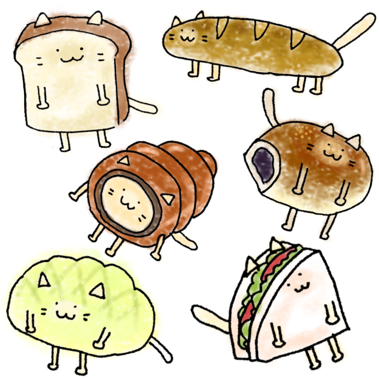 商業・個人用★あなただけのスタンプ作成します シュール・ゆるい・可愛い・動物などお好みに合わせて♪ イメージ5