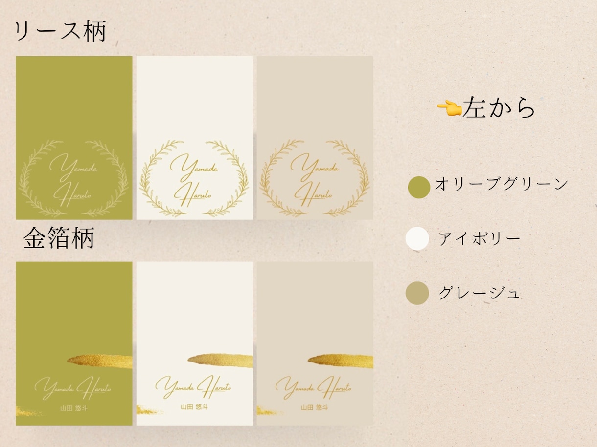 自由に編集できる結婚式ペーパーアイテム制作します デザインデータ納品。お好きな紙に印刷するだけで準備完了 イメージ3
