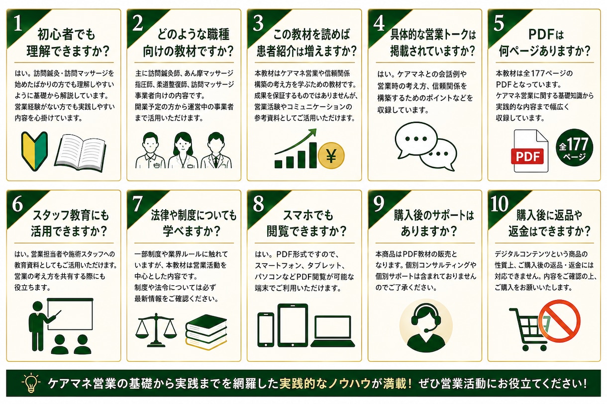 訪問鍼灸マッサージのケアマネ営業を解説します 紹介が増える信頼構築と営業実践ガイド イメージ3