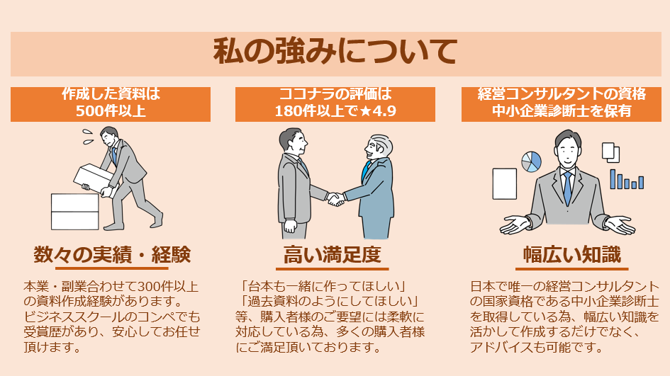 ＰｏｗｅｒＰｏｉｎｔ資料作成いたします どんな資料も目的に応じて見やすく作成します！！ イメージ4