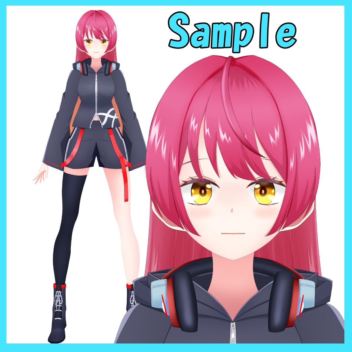 5月までの限定価格！キャラデザ&モデリング承ります 3万円でVtuberになれちゃいます！！ イメージ7