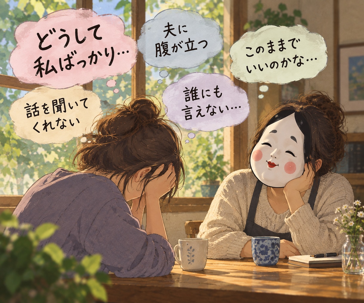 どうして私ばっかり…夫婦の悩みを一緒に考えます 腹が立つ、悔しい、悲しい。その気持ち、話してみませんか？ イメージ1