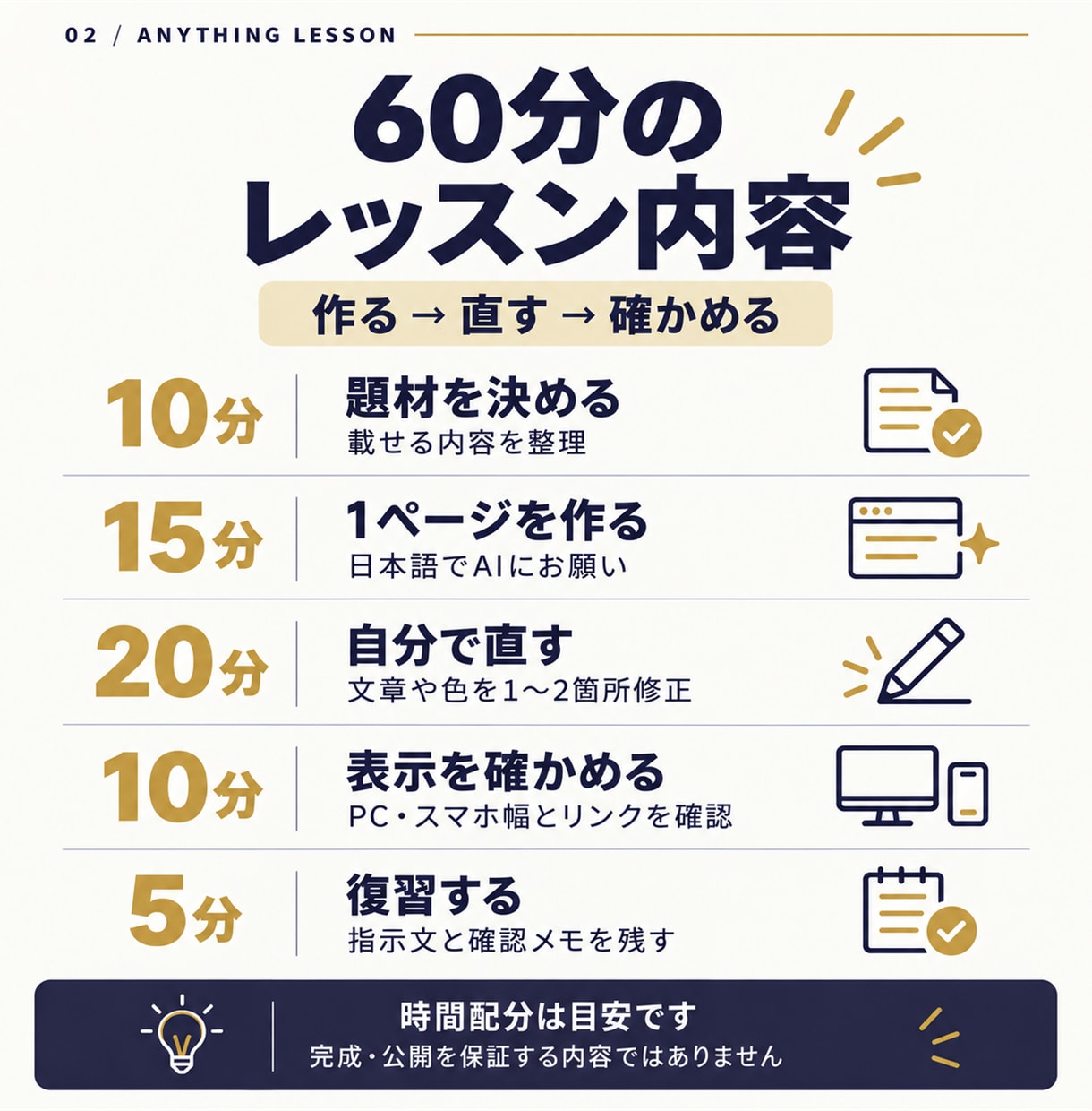 Anythingで1ページ作る基本を教えます 60分で作る・直す・確かめる｜旧Create.xyz イメージ2