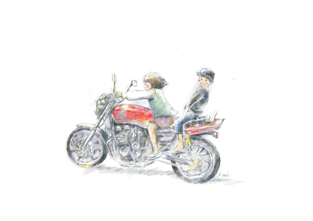 やんわりタッチのイラストデータ制作します 似顔絵、お花など、水彩画タッチでお描きします。 イメージ1