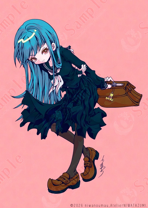 ポップでキュートなかわいい女の子イラスト描きます カートゥーン風がお好きな方にも！商用利用も可能です！ イメージ1