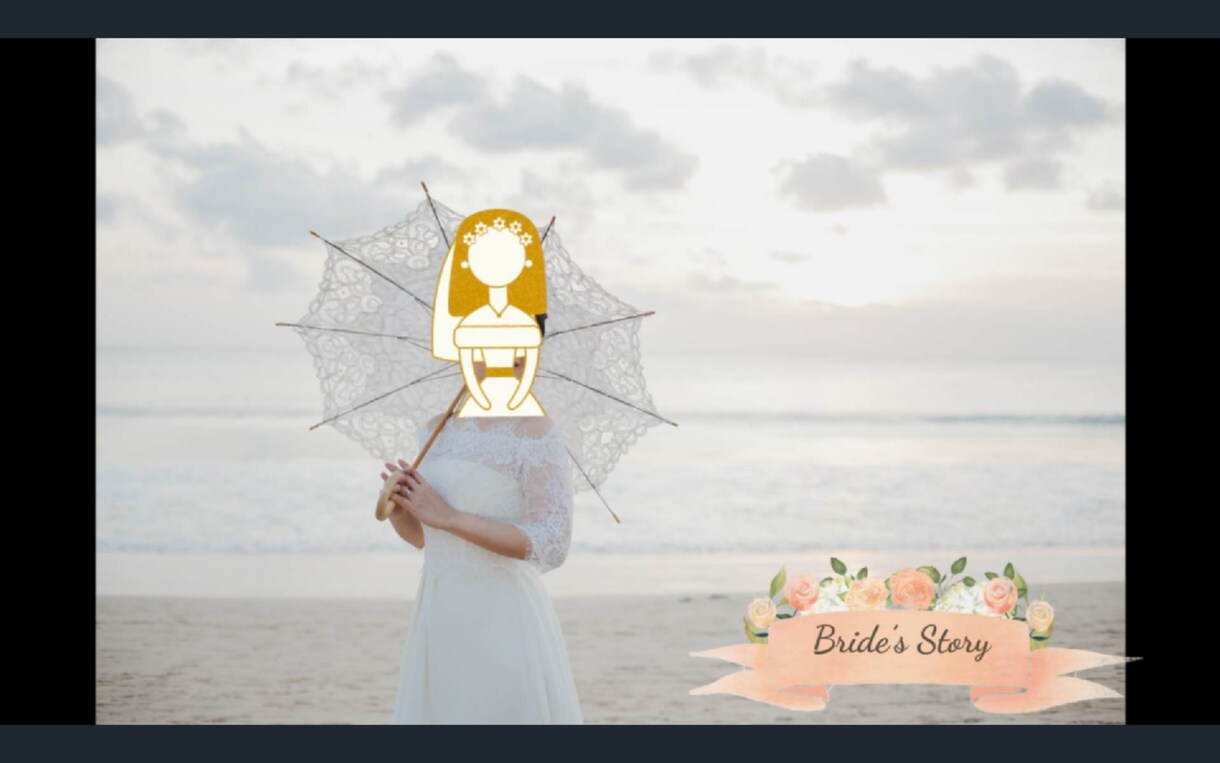 結婚式のプロフィールムービーを制作します おしゃれかわいい！エレガント！現在お得プライスにて対応中☆ イメージ3