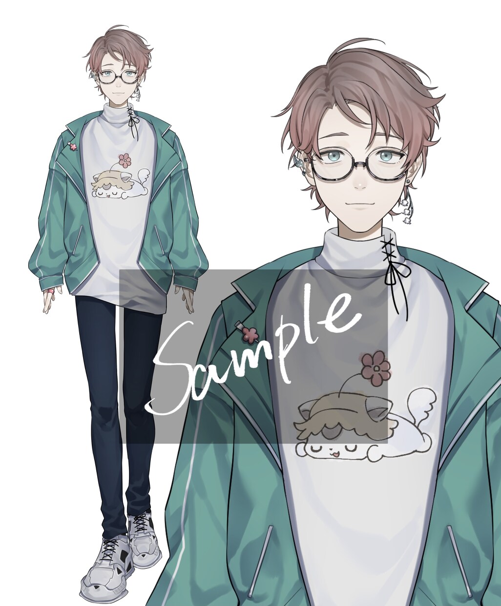 スタイリッシュなLive2Dイラストをお描きします かっこいいキャラクターでVtuberになりたい方に！ イメージ3