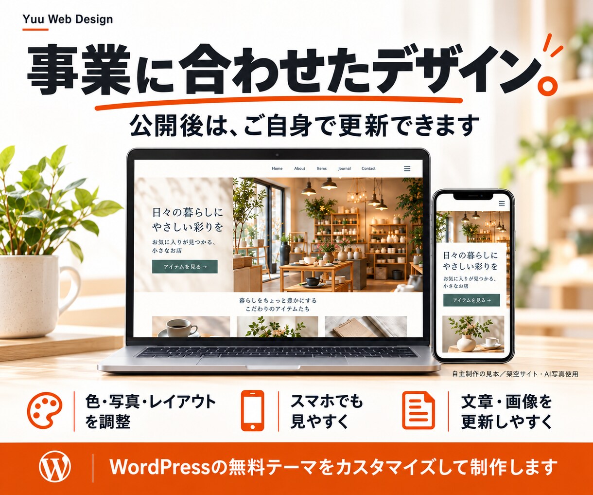 はじめてでも安心のホームページを制作します 何から始めるか分からなくても大丈夫。公開まで丁寧にサポート イメージ4