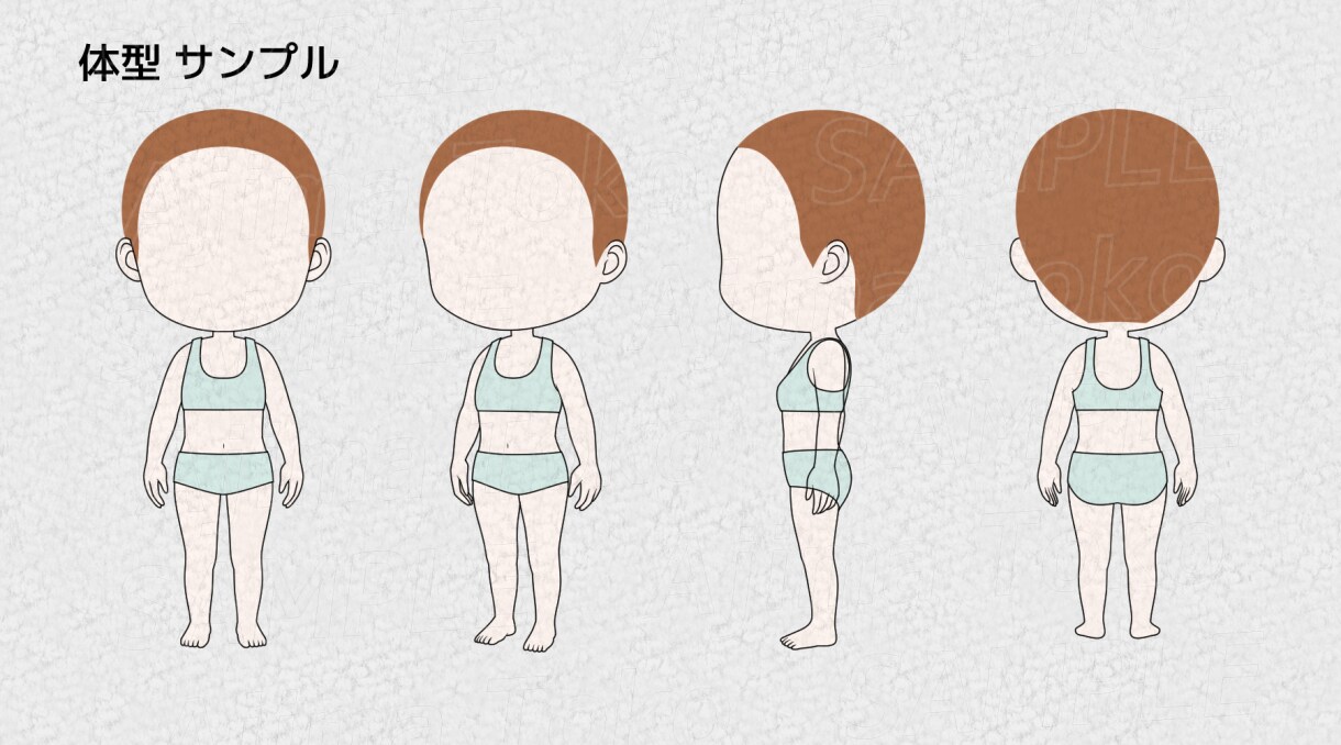 デフォルメキャラ作成いたします SDキャラクター（ちびキャラ）の静止画イラスト イメージ4