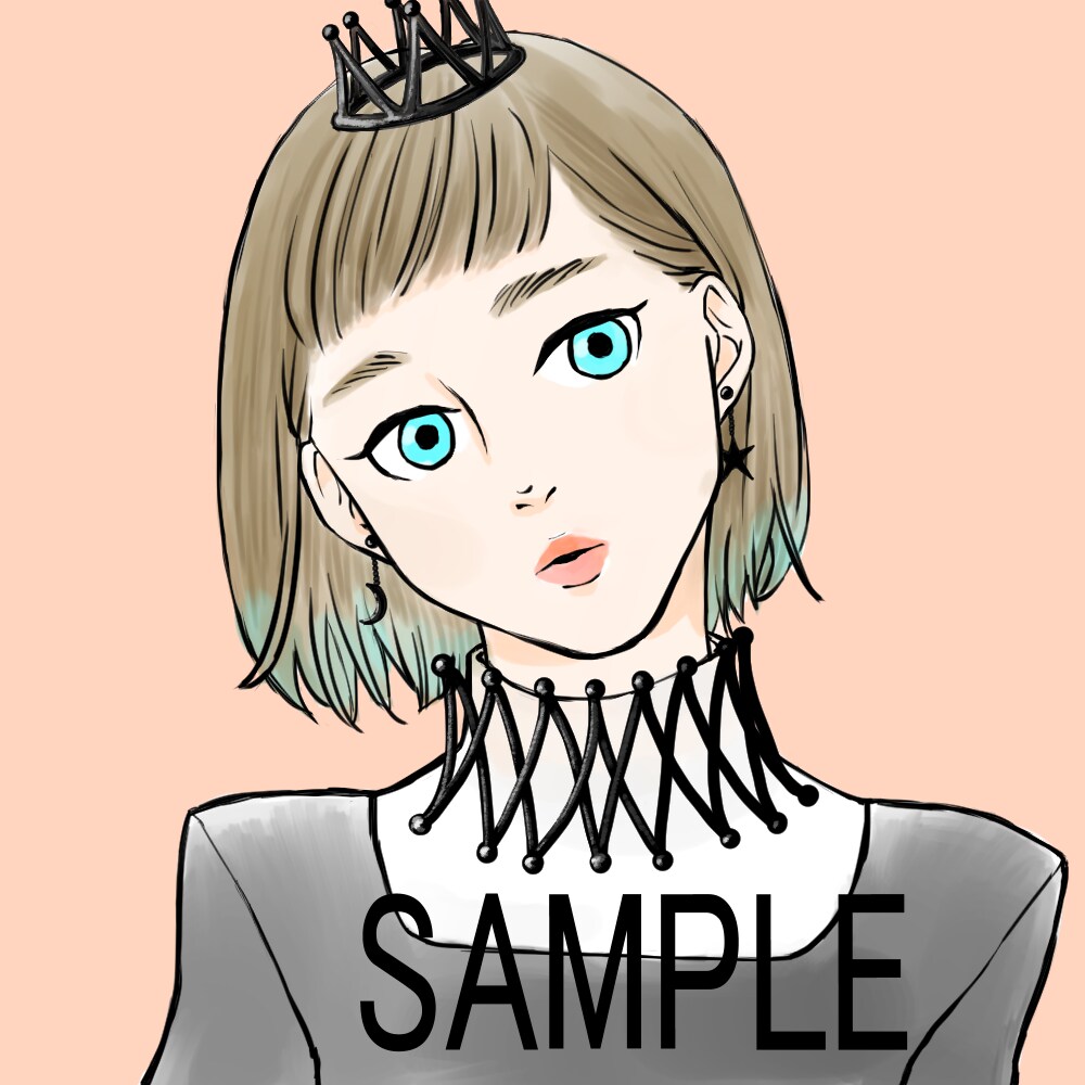 手描き感のある人物アイコンを描きます 目を引く人物(オリジナル)アイコンはいかがですか？ イメージ6