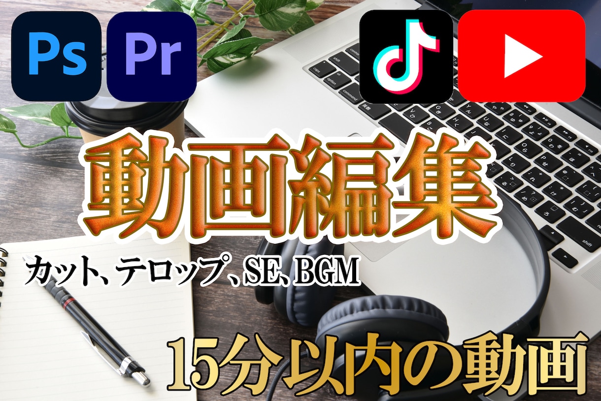 youtube等の動画をカット、編集いたします 15分以内の動画編集をカットやテロップ、SE等丸ごとお任せ イメージ1