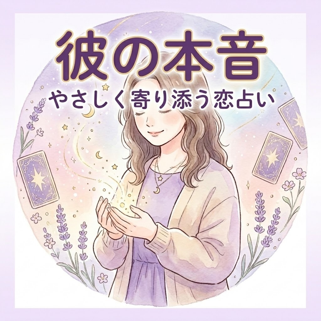 誰にも言えない恋愛の悩みに優しく寄り添います お相手の本音を優しく読み解き、今日からできる行動を導きます イメージ1